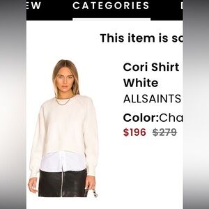 All saints sweater